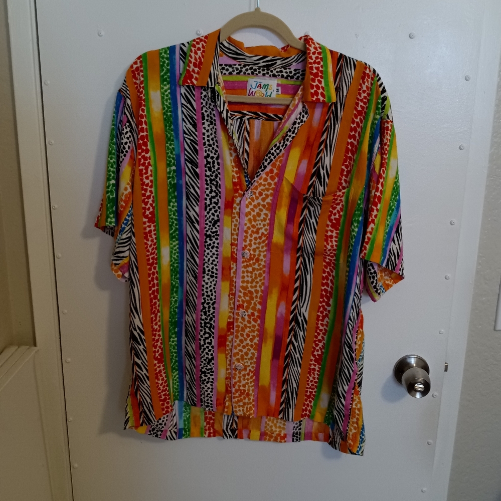 Jams world animal print shirt